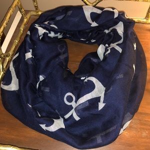 Anchor Infinity Scarf - new without tags